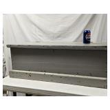 Pine Chest painted gray , has til inside look at