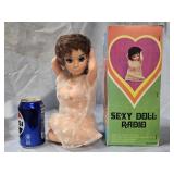 Sexy Doll Radio , Battery Operated,  Solid State