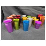 MCM 16 Anodized Aluminum drink glasses.   Color