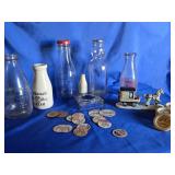 Milk Bottles,  Milk Bottle  40 tops and Caps ,