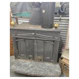 Ben Franklin style cast iron wood burning stove