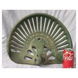 Tractor Seat,  Cast Iron,  Antique,  by Walter A