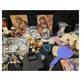 Lot- 4 Occupied Japan figures , Ceramic Dog with