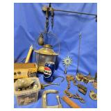 Mixed Lot  - Brass & Cast Iron - Brass Candle