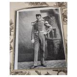 Victorian Photo Album as found with photos look