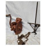 Antique Corn Sheller , Late 19th Century Hinkle