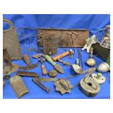 Primitive Kitchen Gadgets  - Hog Scrager , Can