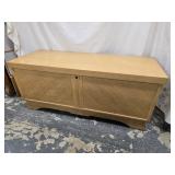 MCM Lane Cedar Lined Blamket Chest blonde oak