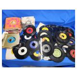 130 PLUS 45 records.  Rick, motown, country,