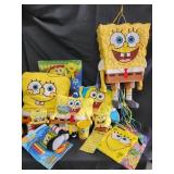 SpongeBob Squarepants.  Pinata. Stuffed toy &