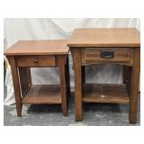 2 Arts and Crafts Reproduction lamp tables both