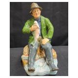 Royal Doulton porcelain figure.  "A Good Catch".