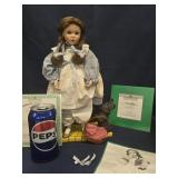 " Dorothy " Porcelain Doll , by Ashton Dtake
