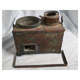 Antique Japanese Copper Sake Warmer has a bail