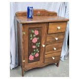 Salesman Sample/ Childs Chiffonier,  door with 4
