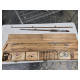 3 pc. Octagonal Bamboo Fishing Rod 3 section has