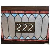 Stain Leaded Glass Transit Window , with stain