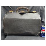 Vintage black leather Doctor