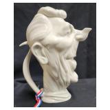 Hall China Ronald Reagan caricature teapot.  Made