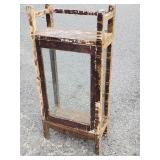 Primitive cabinet.  NO SHELVES, NO BACK.  Has