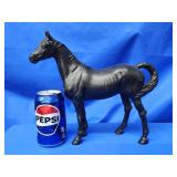 Vintage cast iron Hubley horse doorstop.   10" H.