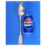 Sterling Silver 12" basting spoon ,  Mid 19th