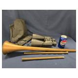 3 Section 51"  Hunting Hirn % Fanfair horn and a