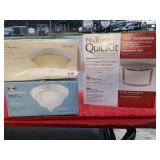 2 flush mount Hampton Bay lights and Nutone Fan