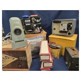 Film Viewers and Box Camera 8mm Movie Projector