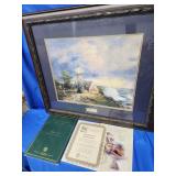 Thomas Kinkade Library Edition  print "A flight