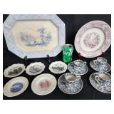 4 Spode demitasse cups and saucers Delhi pattern,