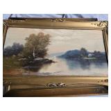 Signed Watercolor W. H. Chamblers  look at