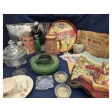 Mixed lot - Souvenir Glass Coasters , Coal