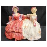 Royal Doulton "The Gossips" porcelain figurine.