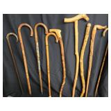 8 Souvenir/ Customized  Canes one cane with