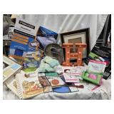 Lot  - Frames , S H , Birdhouse curtains, toys