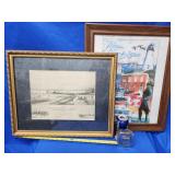 Reproduction print of Railroad Teack Across the