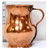 Vintage copper 6in pitcher