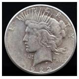 1922S peace dollar