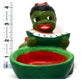 Americana 4in girl eating watermelon
