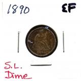 1890 seated liberty dime