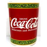 Coca Cola adv 11in trash can