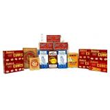 Lot of vntg advertising boxes, some with contents