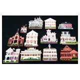 Lot of 12 Shelias Collectibles house shelf sitters