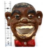 Cast iron americana face bottle opener