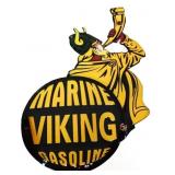 Metal 11x16.5 Viking Marine Gas sign