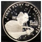 1oz Marshall Islands Saturn silver proof