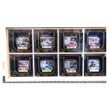 Lot of 8 NASCAR cars in showcase NO SHIPPING