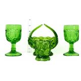 4 piece green moon & stars lot