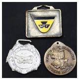 Lot of 3 heavy equipment watch fobs